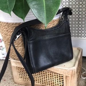 Vintage Soft Leather Crossbody Coach Bag